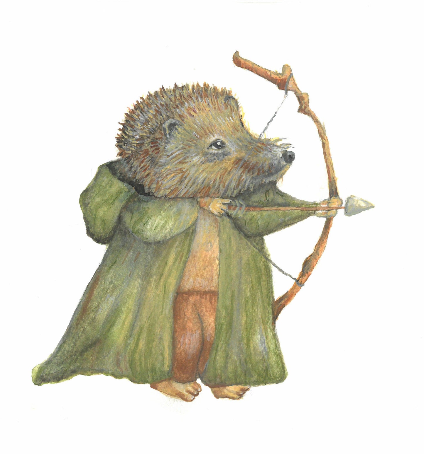 Archer Hedgehog Print