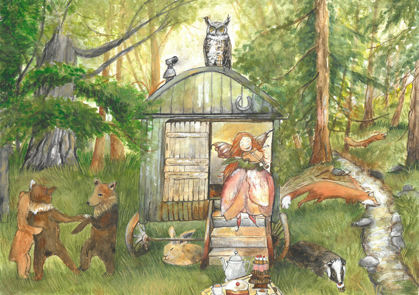 Fairy's Forest A3 Print